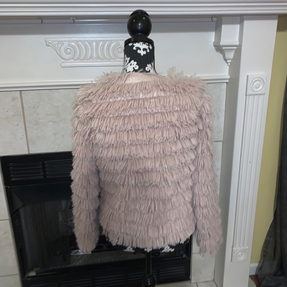 Military Hippie fuzzy jacket - Picture 2 of 4